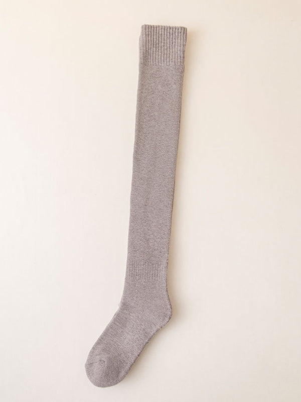 Casual Skinny Leg Skinny Solid Color Stockings Accessories