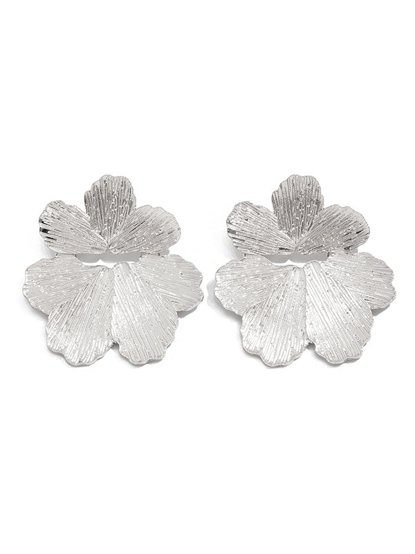 Flower Shape Irregularity Earrings Accessories