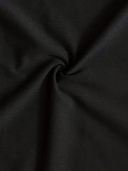 Newspaper Print Pockets Split-Joint A-Line Half Sleeves Round-Neck Midi Dresses