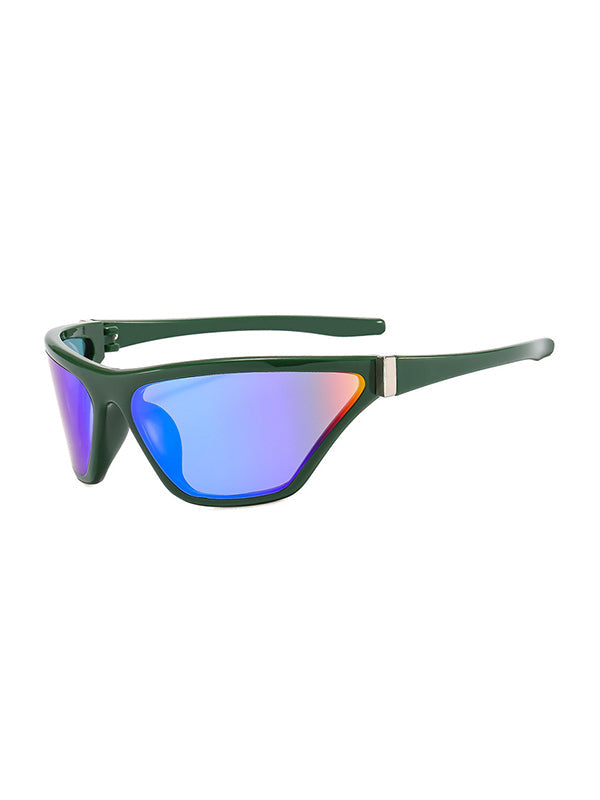 Geometric Sun-Protection Sunglasses Accessories