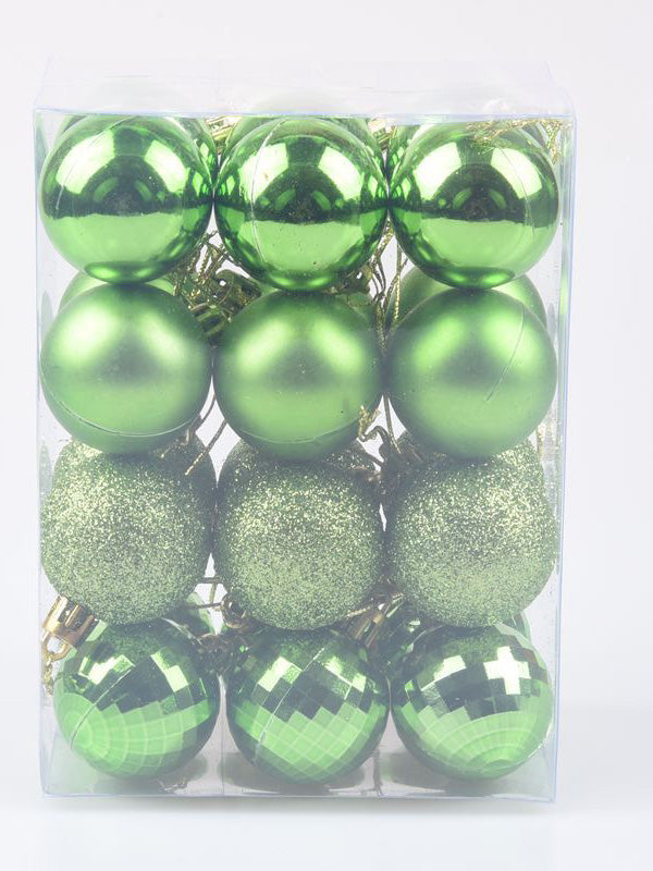 24Pcs Colorful Ball Christmas Tree Decoration