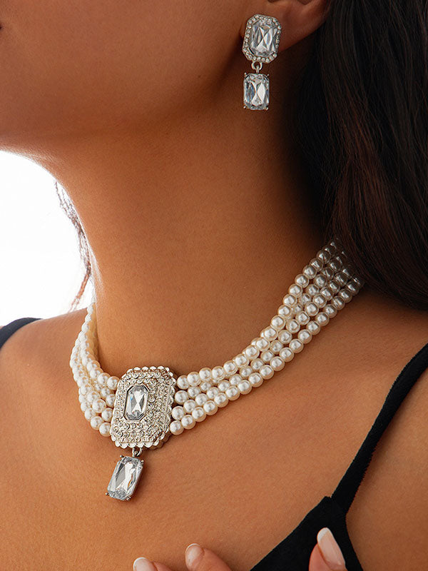 Geometric Necklaces Accessories Drop Earrings