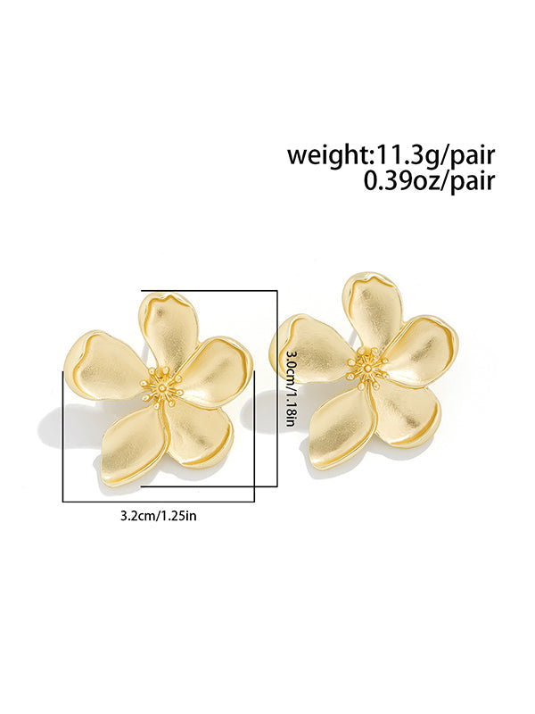 Flower Shape Earrings Accessories