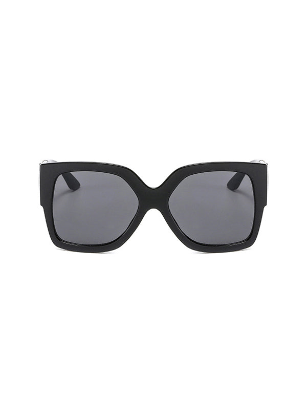 Geometric Hollow Sun-Protection Sunglasses Accessories