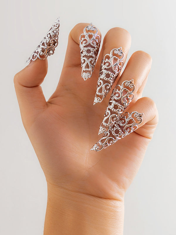 Geometric Hollow Nail Protectors
