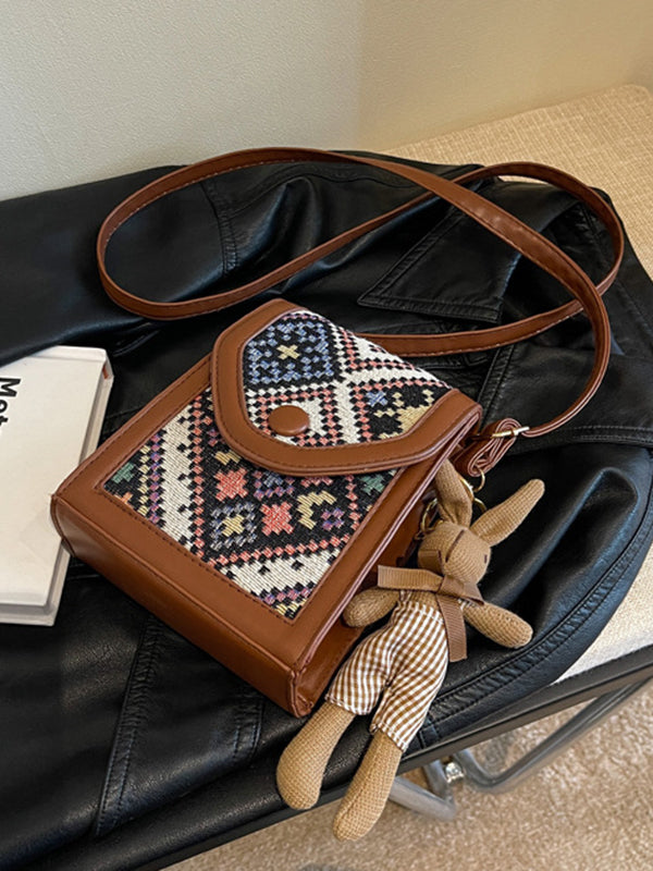 Geometric Split-Joint Crossbody Bags