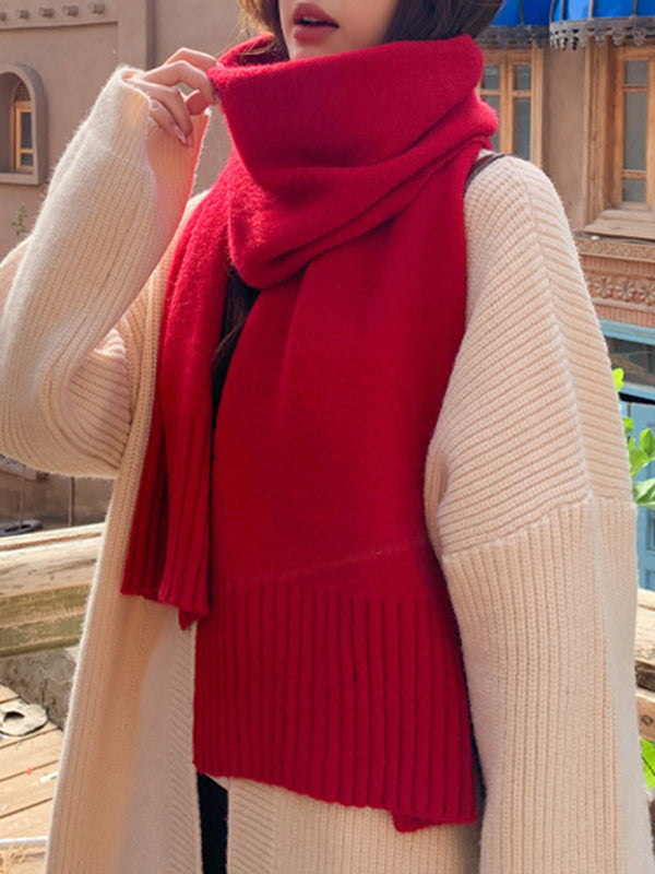 Keep Warm Solid Color Scarf