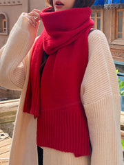 Keep Warm Solid Color Scarf