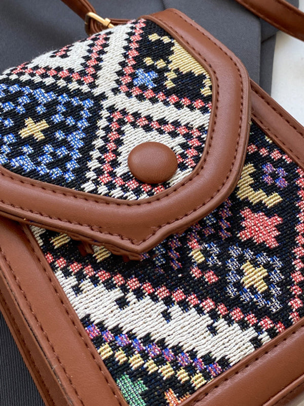 Geometric Split-Joint Crossbody Bags