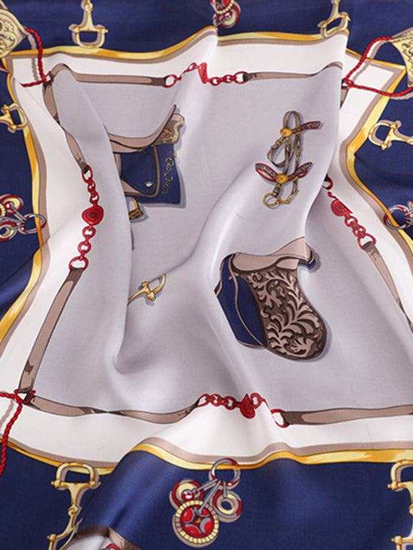 Artistic Retro Vintage Printed Shawl&Scarf