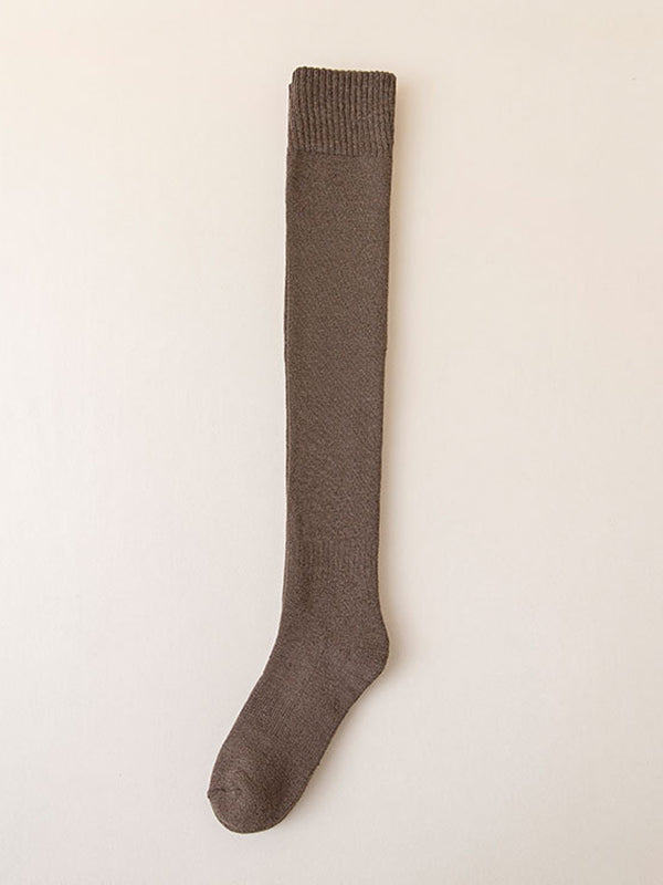 Casual Skinny Leg Skinny Solid Color Stockings Accessories