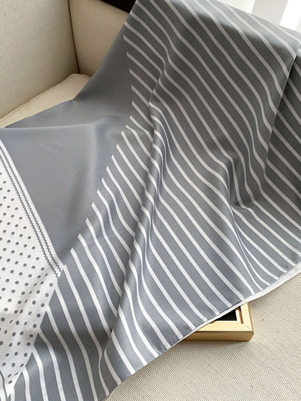 Polka-Dot Striped Vintage Shawl&Scarf
