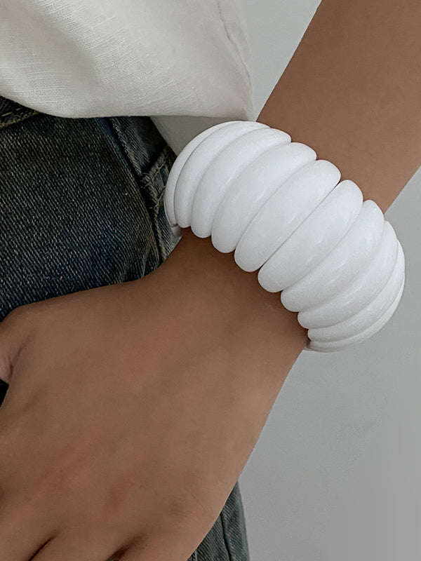 Geometric Solid Color Bracelet Accessories