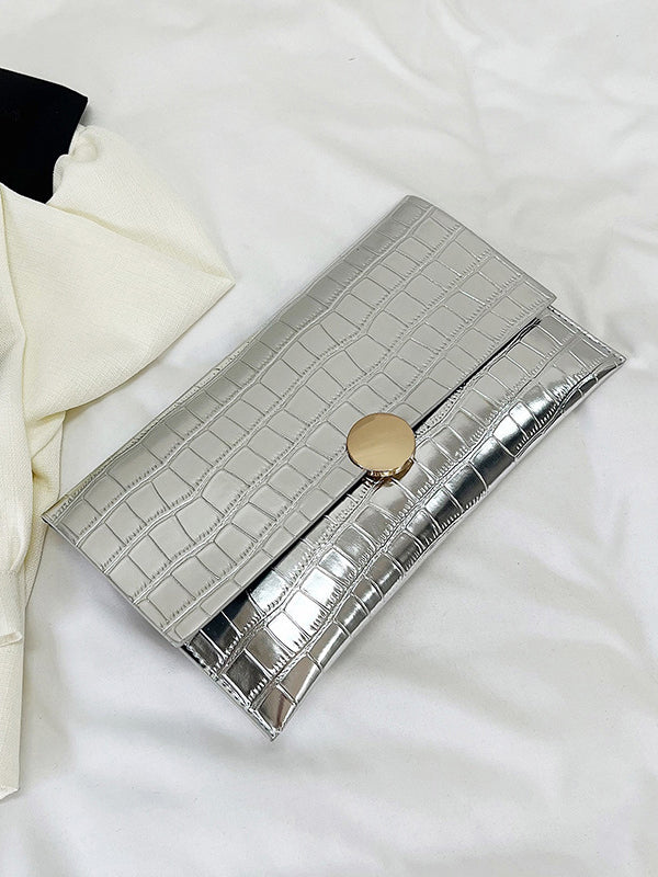 Geometric Shiny Split-Joint Handbags Bags