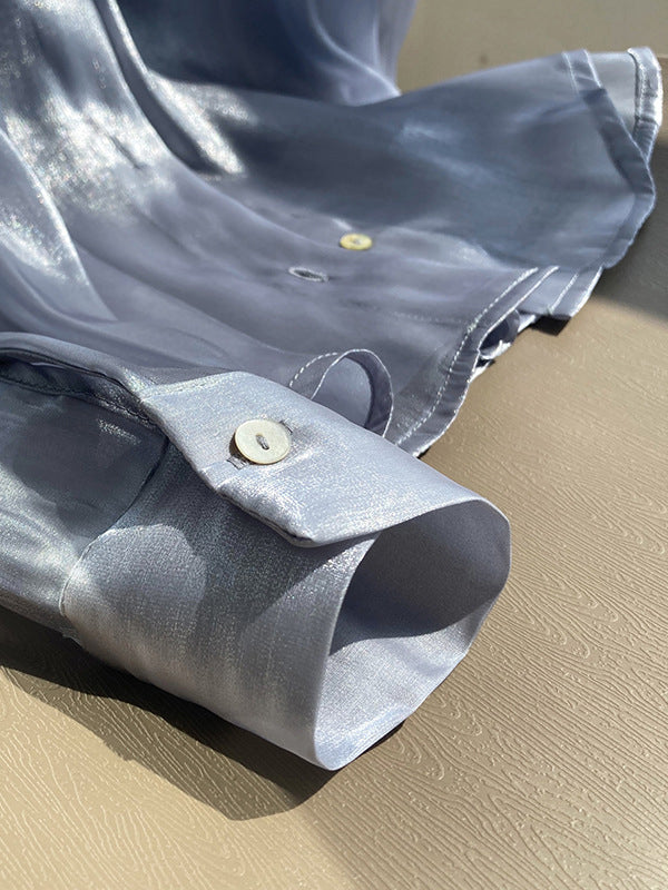 Original Simple Casual Solid Color Sun-Protection Blouse