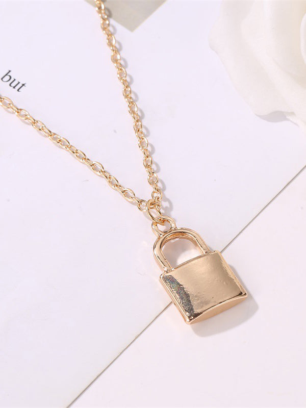 Simple Lock Necklace