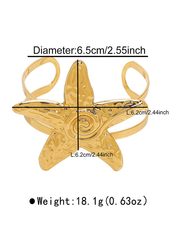 Ringent Solid Color Star Shape Bracelet Accessories