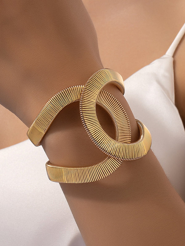 Adjustable Chains Hollow Round Cut Bracelet Accessories