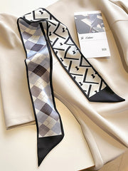 Contrast Color Plaid Shawl&Scarf