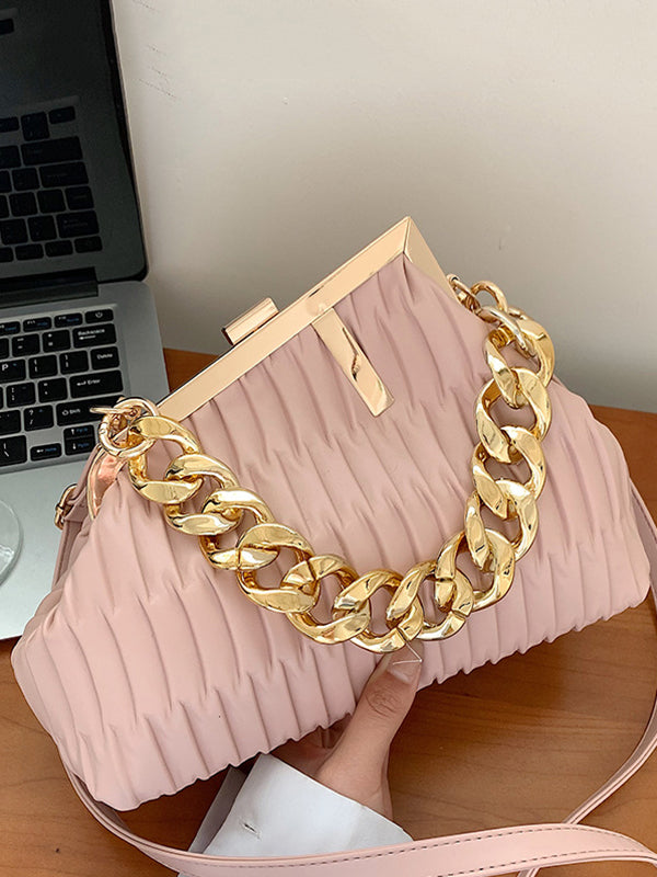 Stylish Chains PU Bags Accessories