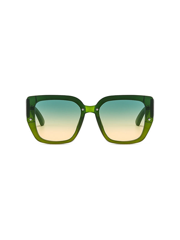 Geometric Sun-Protection Sunglasses Accessories