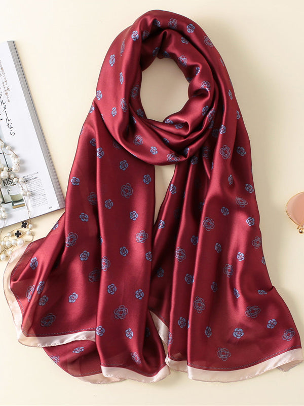 Floral Keep Warm Printed Wrap Scarf