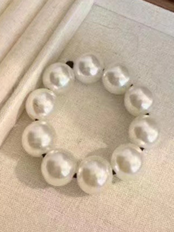 Beaded Stretch; Elastic Ponytailholder Hairtie Hairbobble Hair Accessories