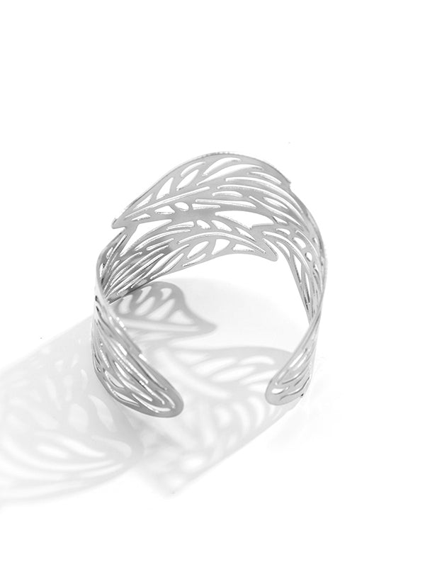 Geometric Hollow Leaves Shape Bracelet Accessories