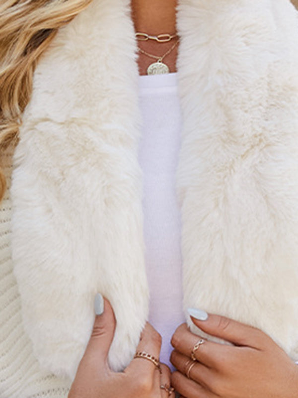Solid Color Tasseled Batwing Sleeves Loose Cardigan Coats