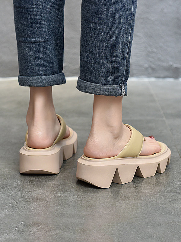 Split-Joint Wedges & Flatform Shoes Slippers