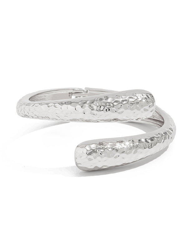 Geometric Pleated Shiny Irregularity Bracelet Accessories