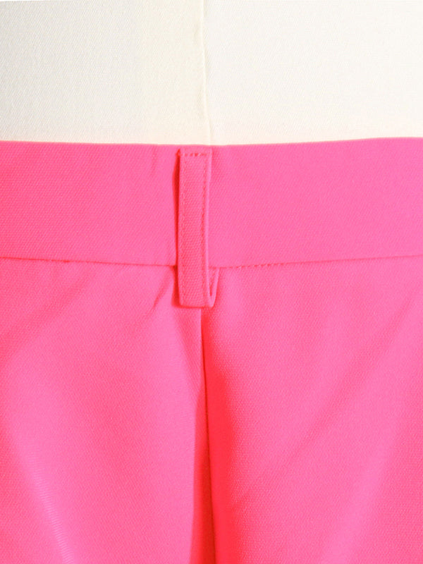 Flower-Embellished Solid Color Long Sleeves Lapel Outerwear Blazer