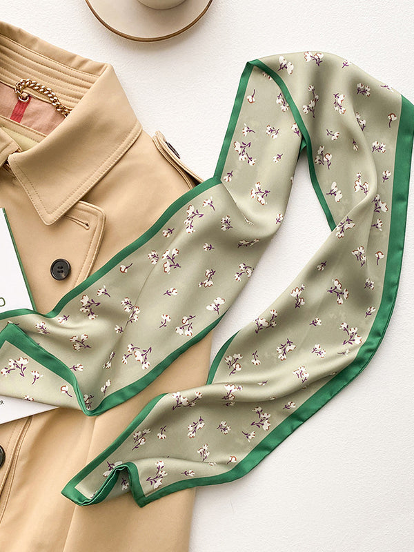 Original Contrast Color Printed Scarf