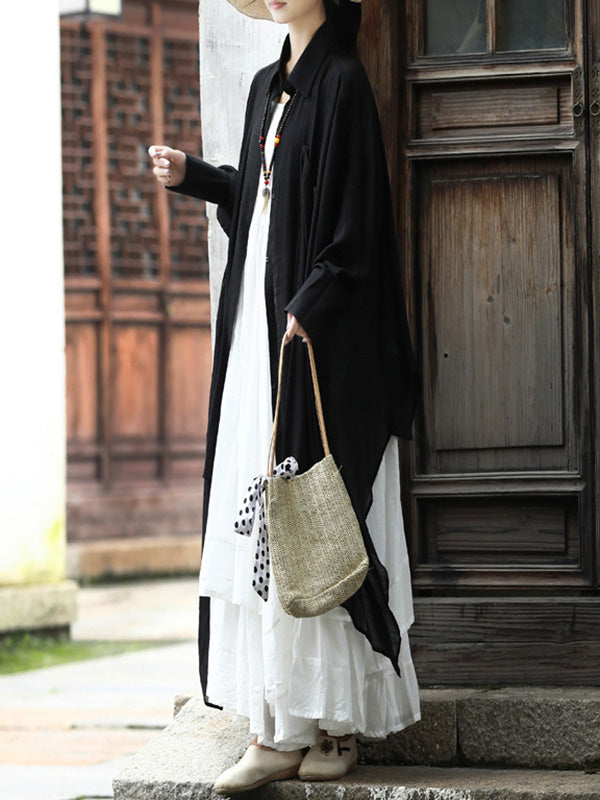 Pleated Solid Color Split-Joint Loose Sleeveless Spaghetti-Neck Blouses&shirts Tops