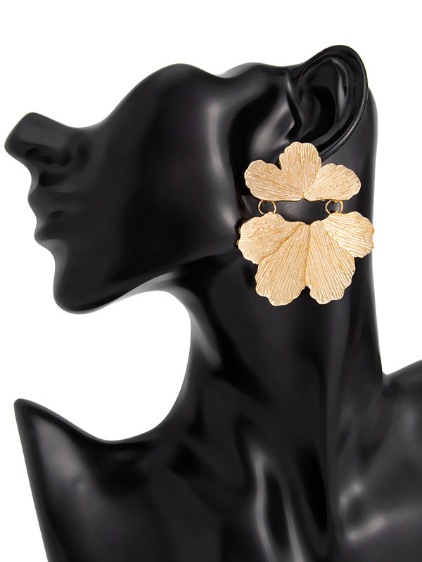 Flower Shape Irregularity Earrings Accessories