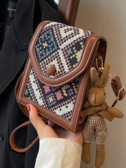 Geometric Split-Joint Crossbody Bags