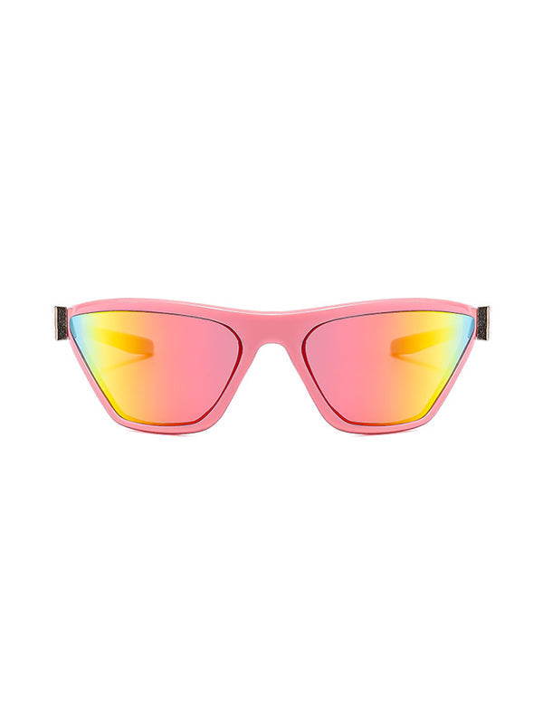 Geometric Sun-Protection Sunglasses Accessories