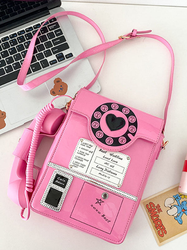 Geometric Zipper Crossbody Bags