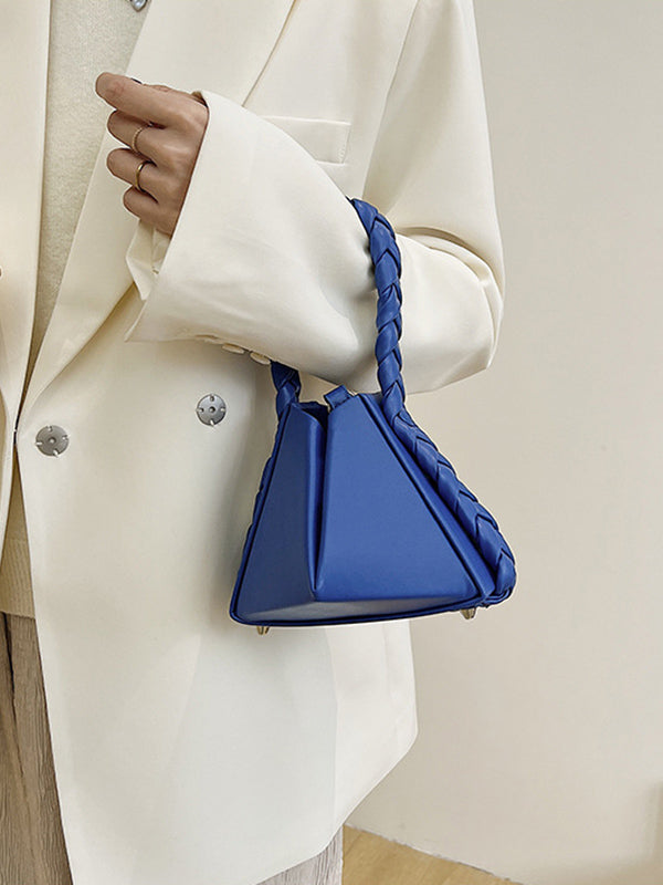 Adjustable Foldable Solid Color Woven Bags Accessories