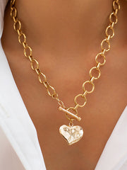 Chains Geometric Heart Shape Normcore Necklaces Accessories