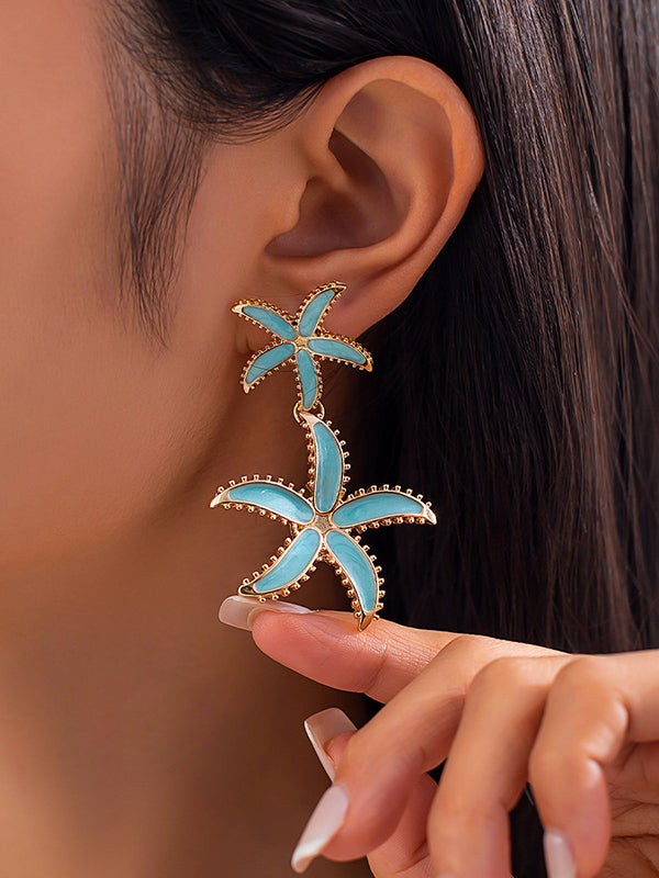 Geometric Drop Earrings