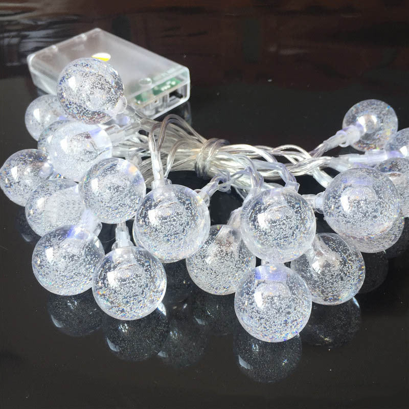String Light LED Crystal Ball Waterproof Fairy Lighting for Garden Home Landscape Holiday Decoration