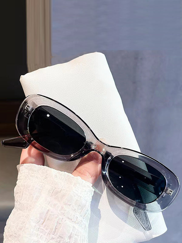 Geometric Sun-Protection Sunglasses Accessories