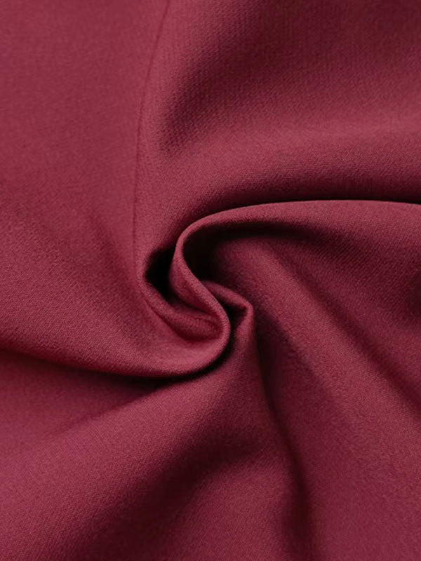 Solid Color Zipper Loose Ninth Pants Trousers Casual Pants Bottoms