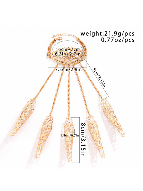 Chains Geometric Hollow Nail Protectors