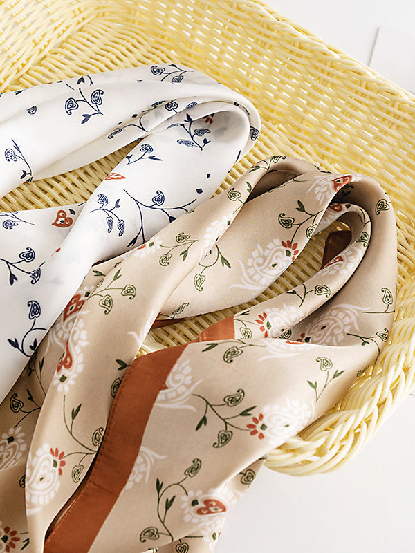 Flower Print Scarf