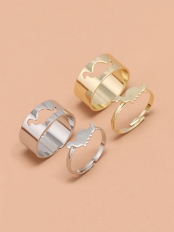 Punk Dinosaur Shape Rings Accessories