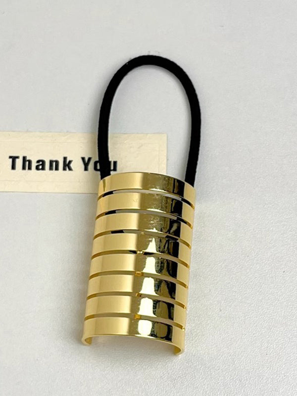 Geometric Shiny Hairtie Hair Accessories