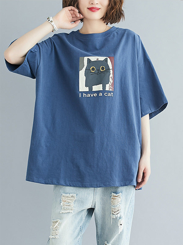 Loose Round Neck T-Shirt