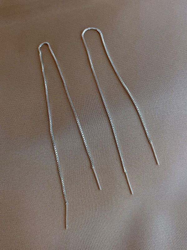 Tasseled Normcore Drop Earrings